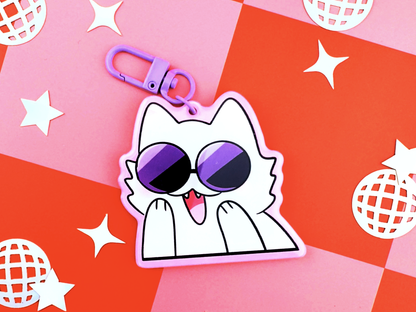 Sunglasses Cat Cutie Keychain