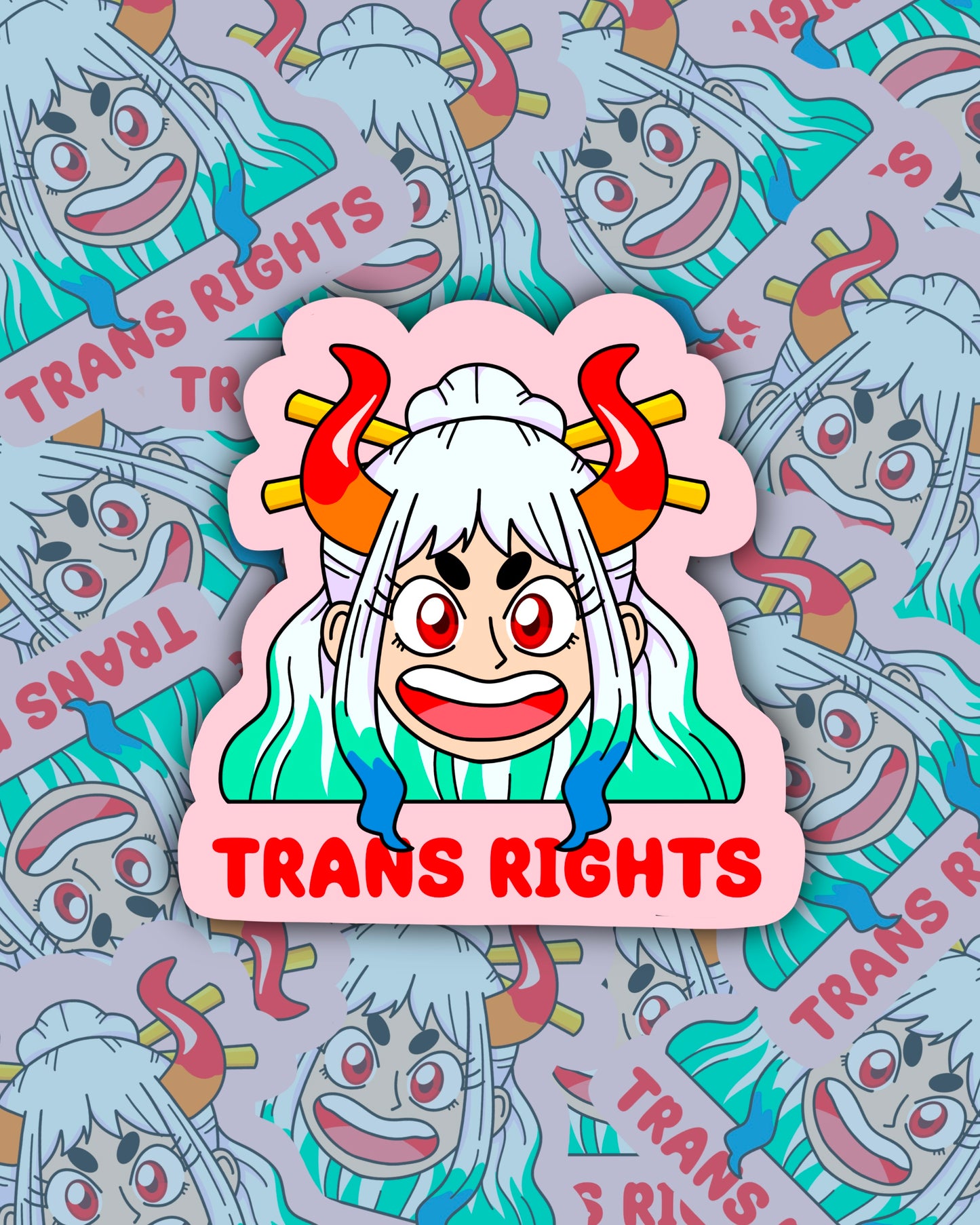 Trans Rights! Oden Son - Sticker