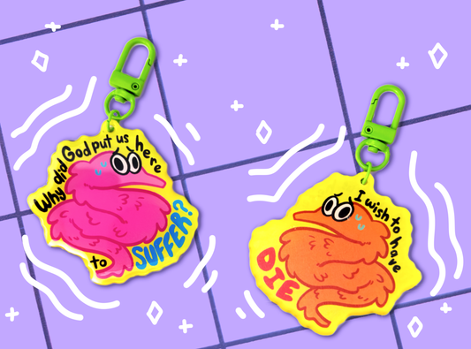 Existential Worm on a String Keychain