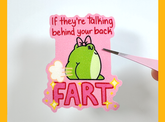 Fart On 'Em Frog Sticker | 3in Vinyl Sticker