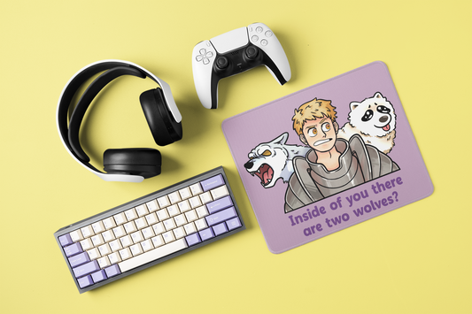 2 Wolves Tasty Dungeon Mousepad