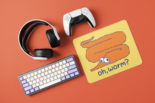 Oh, worm? Mousepad