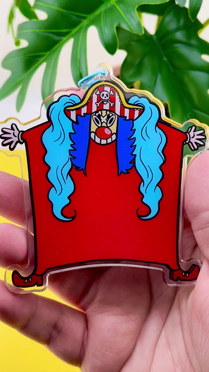 Sexy Clown Pirate - Shaker Charm