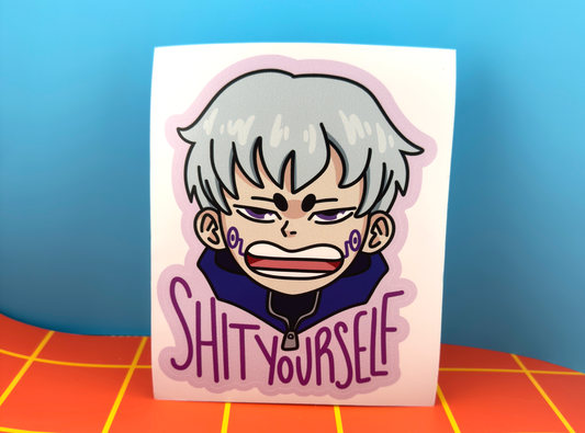 SHIT YOURSELF | Large Vinyl Anime Decal