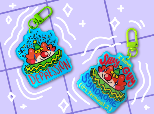 Silly Guy Syndrome Keychain