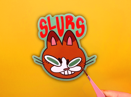 Slurs Cat Sticker