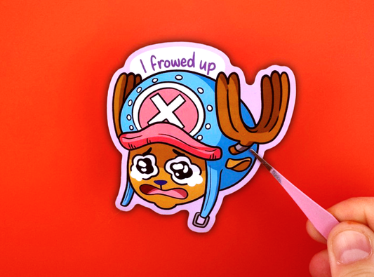 I Frowed Up Reindeer
