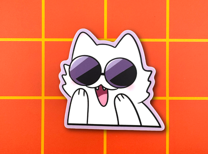 Sorcery Cat Teacher Sticker