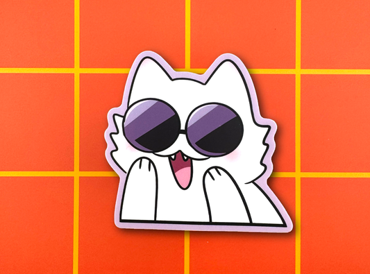 Sorcery Cat Teacher Sticker