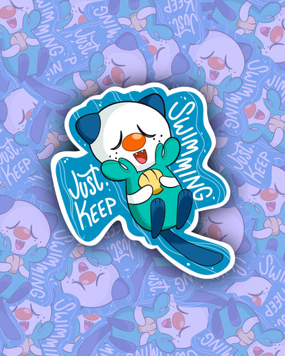 Just Keep Swimming Sticker