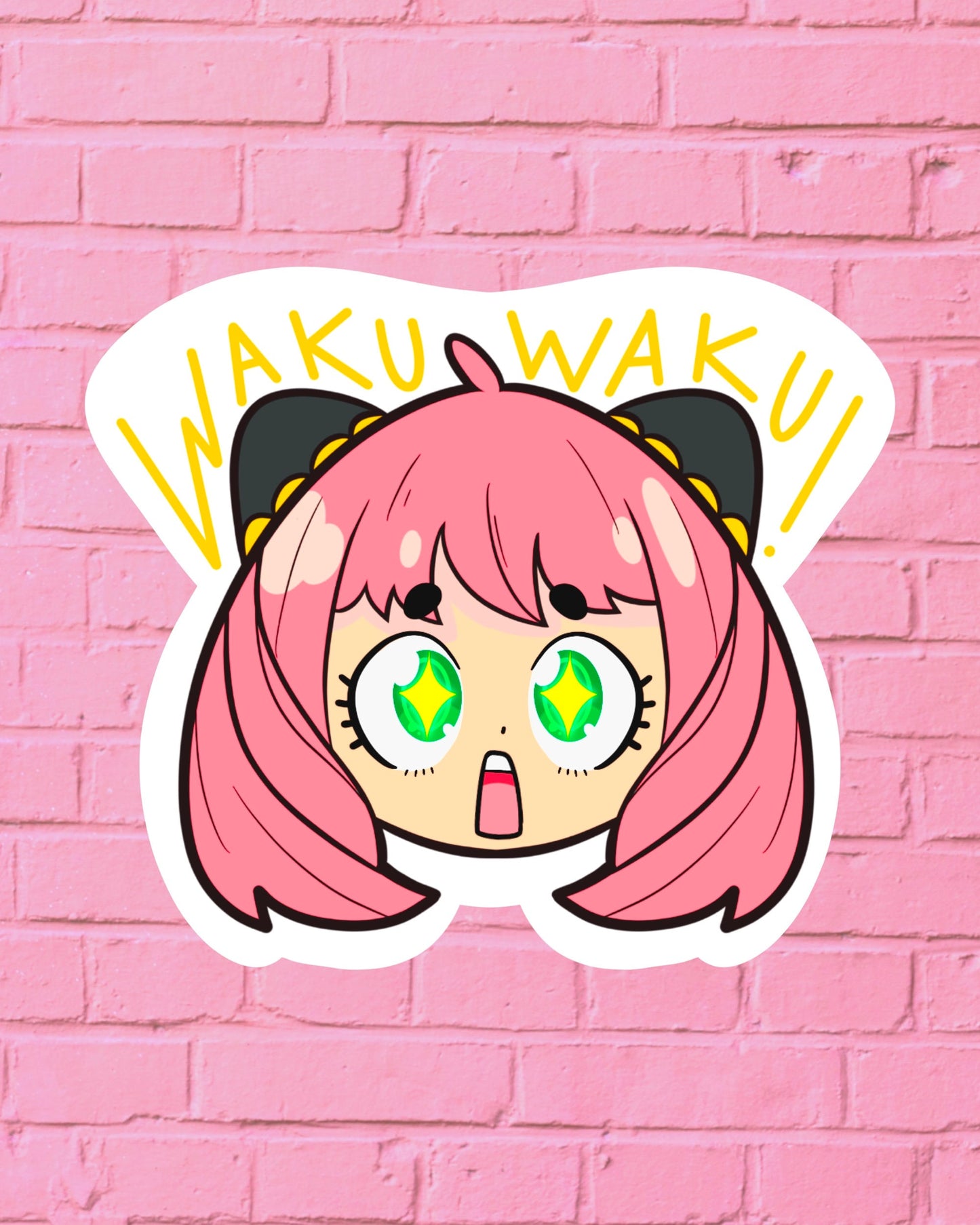 Pink Spy Daughter Sticker (Cute & Evil Variations)