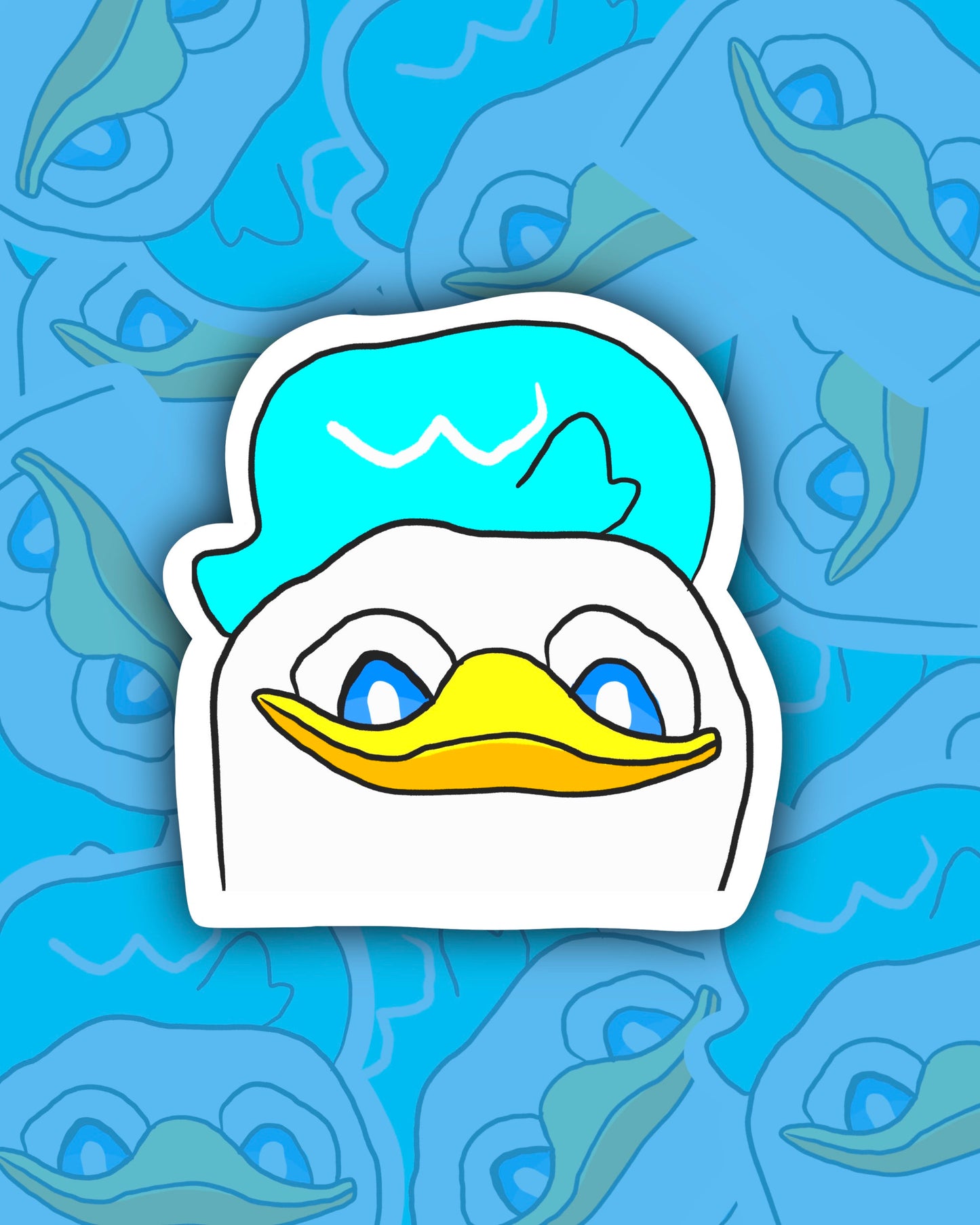 Meme Duck - Sticker