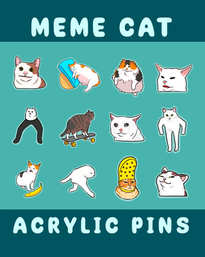 Cat Meme Pin Blind Bag (Series 1 & 2)