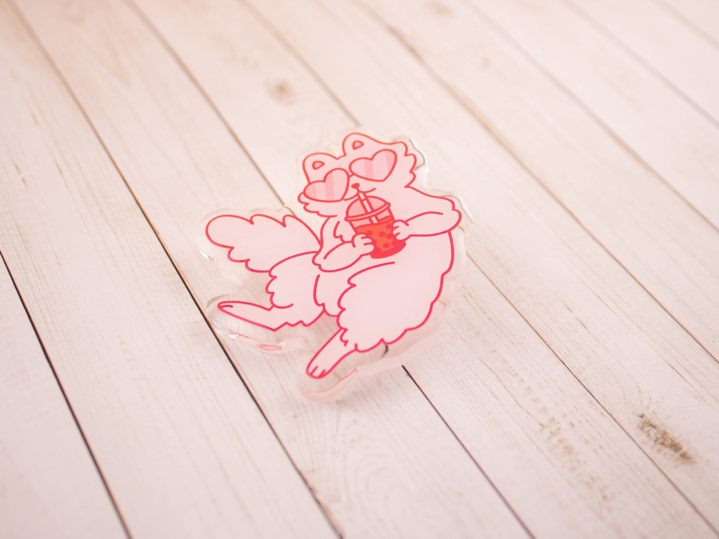 Boba Baby Cat Acrylic Pin