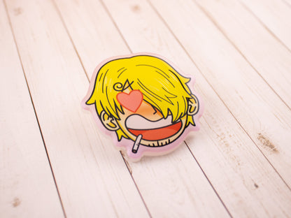 Heart Eyes Lover - Acrylic Pin