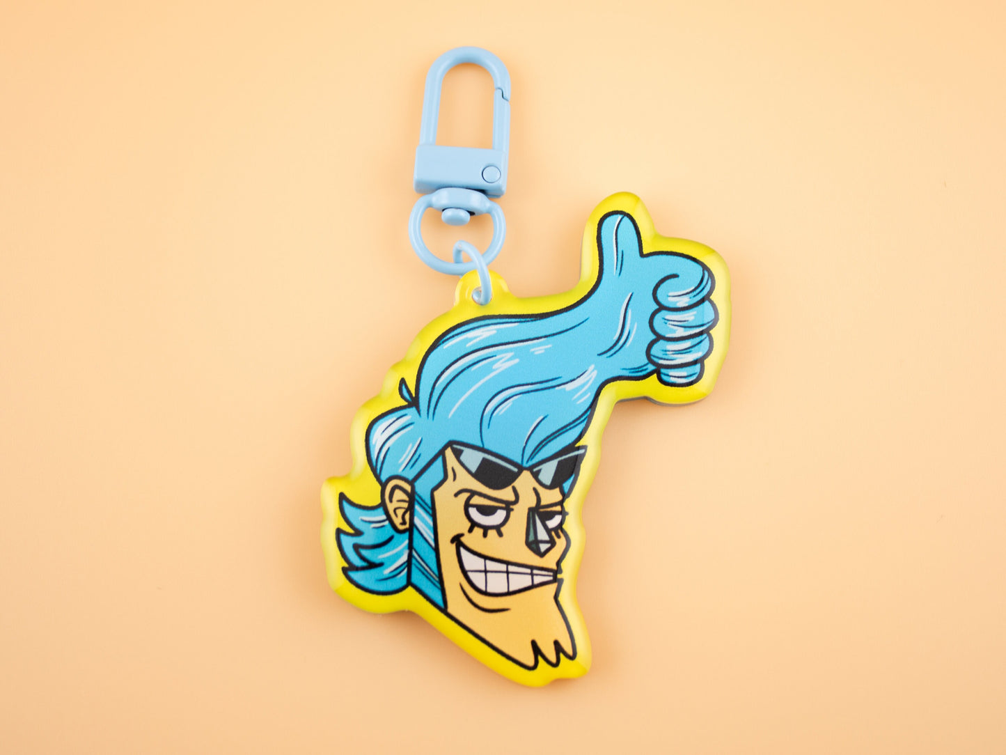 Thumbs Up Cyborg - Acrylic Charm