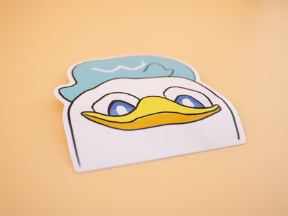 Meme Duck - Sticker