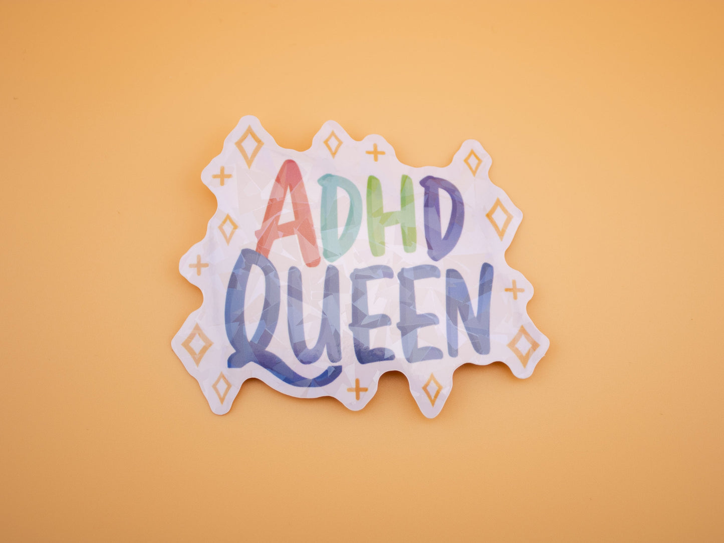 ADHD King & Queen - Sticker