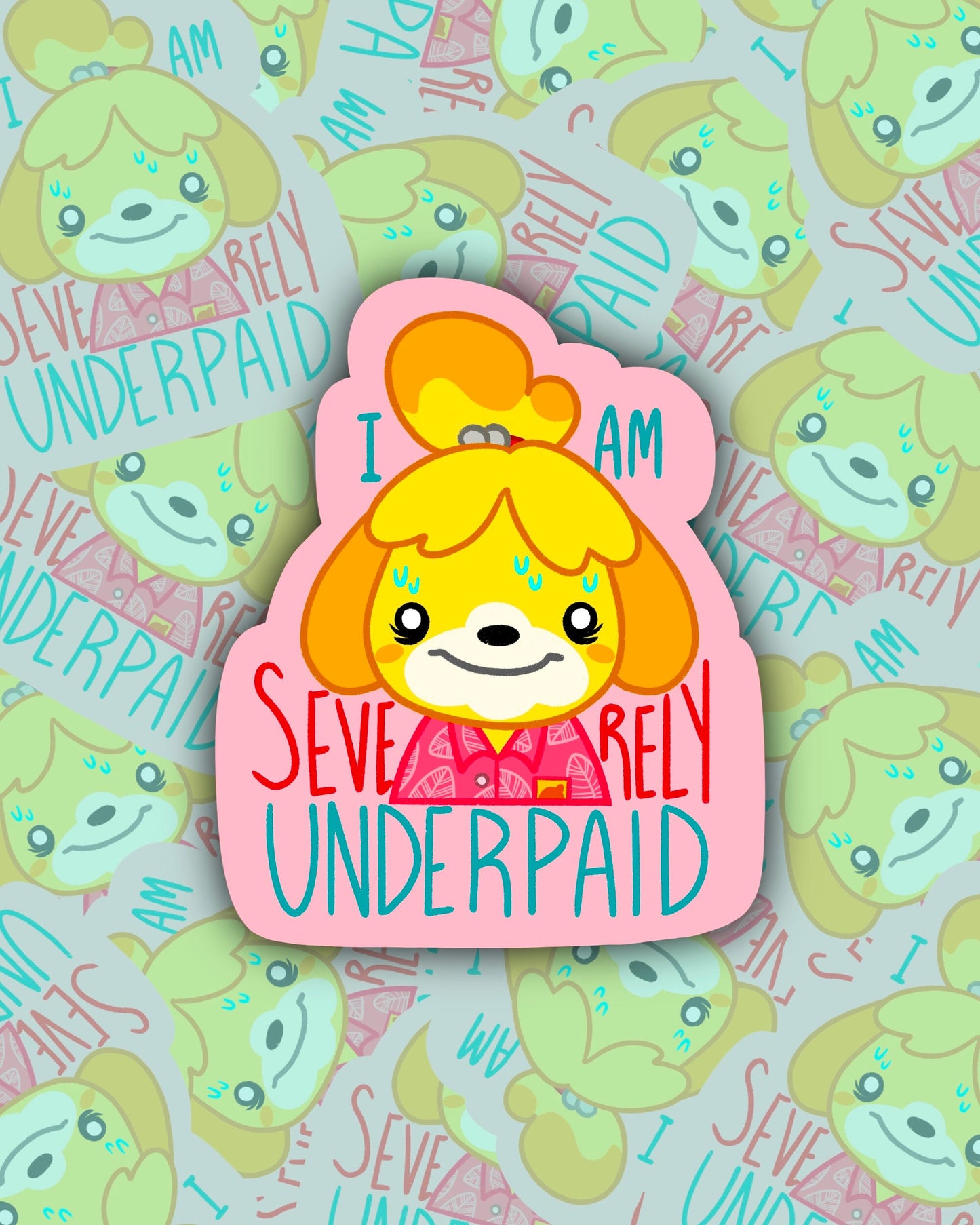 Underpaid Employee - Sticker