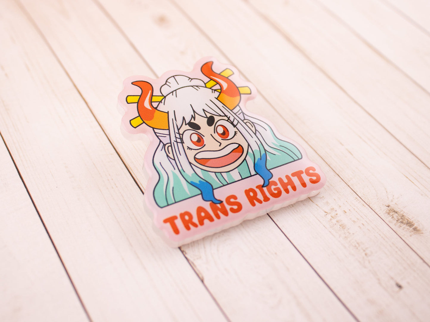 Trans Rights! - Acrylic Pin