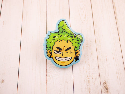 Mosshead Samurai (Wano Edition) - Acrylic Pin