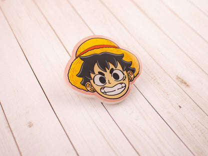 Meat Loving Pirate - Acrylic Pin