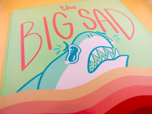 Big Sad Shark Mousepad