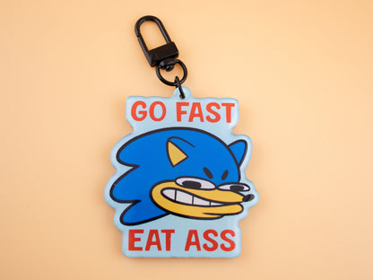 Go Fast and WHAT? - Acrylic Charm