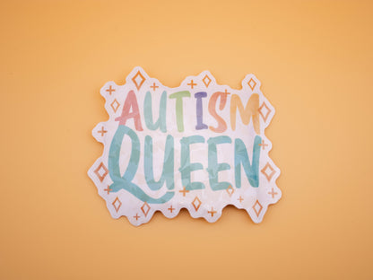 Autism King & Queen - Sticker