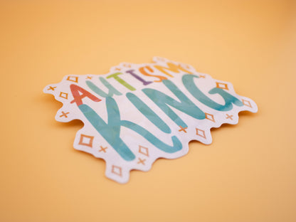 Autism King & Queen - Sticker