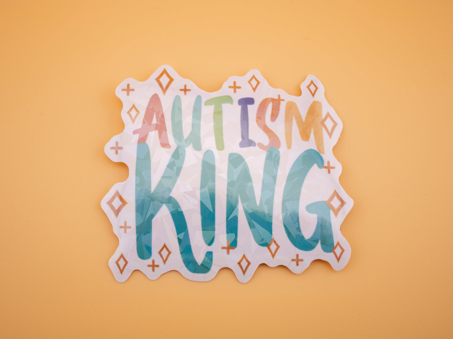 Autism King & Queen - Sticker