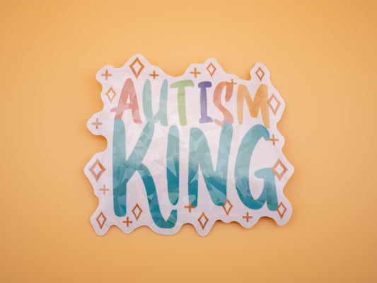 Autism King & Queen - Sticker